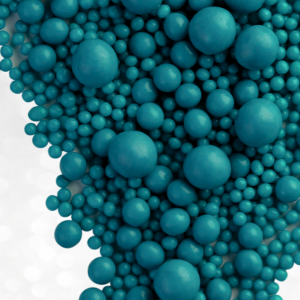 147 Драже зерновое взорванные зерна риса в цветной кондитерской глазури "Темная бирюза" (микс) 1,5 кг