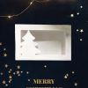 Коробка на 6 капкейков «Новогодняя»