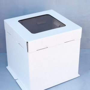 Коробка "Куб XL" с окном 350*350*350 мм