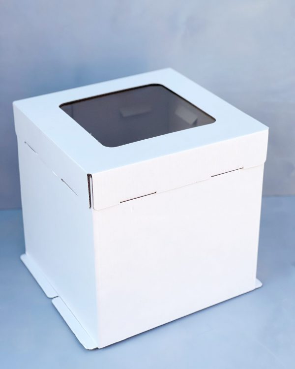 Коробка "Куб XL" с окном 350*350*350 мм