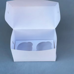 Коробка на 2 капкейка без окна
