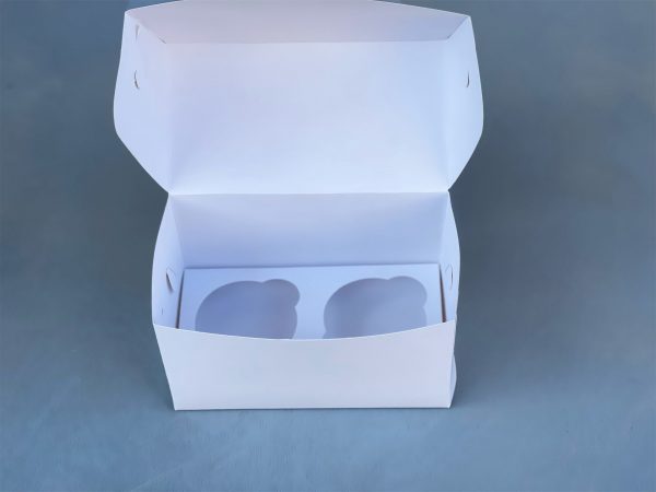 Коробка на 2 капкейка без окна