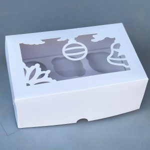 Коробка на 6 капкейков «Игрушки»