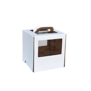 Коробка с ручкой и окном 280*280*300 мм