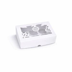 Коробка на 6 капкейков с окном «Игрушки»