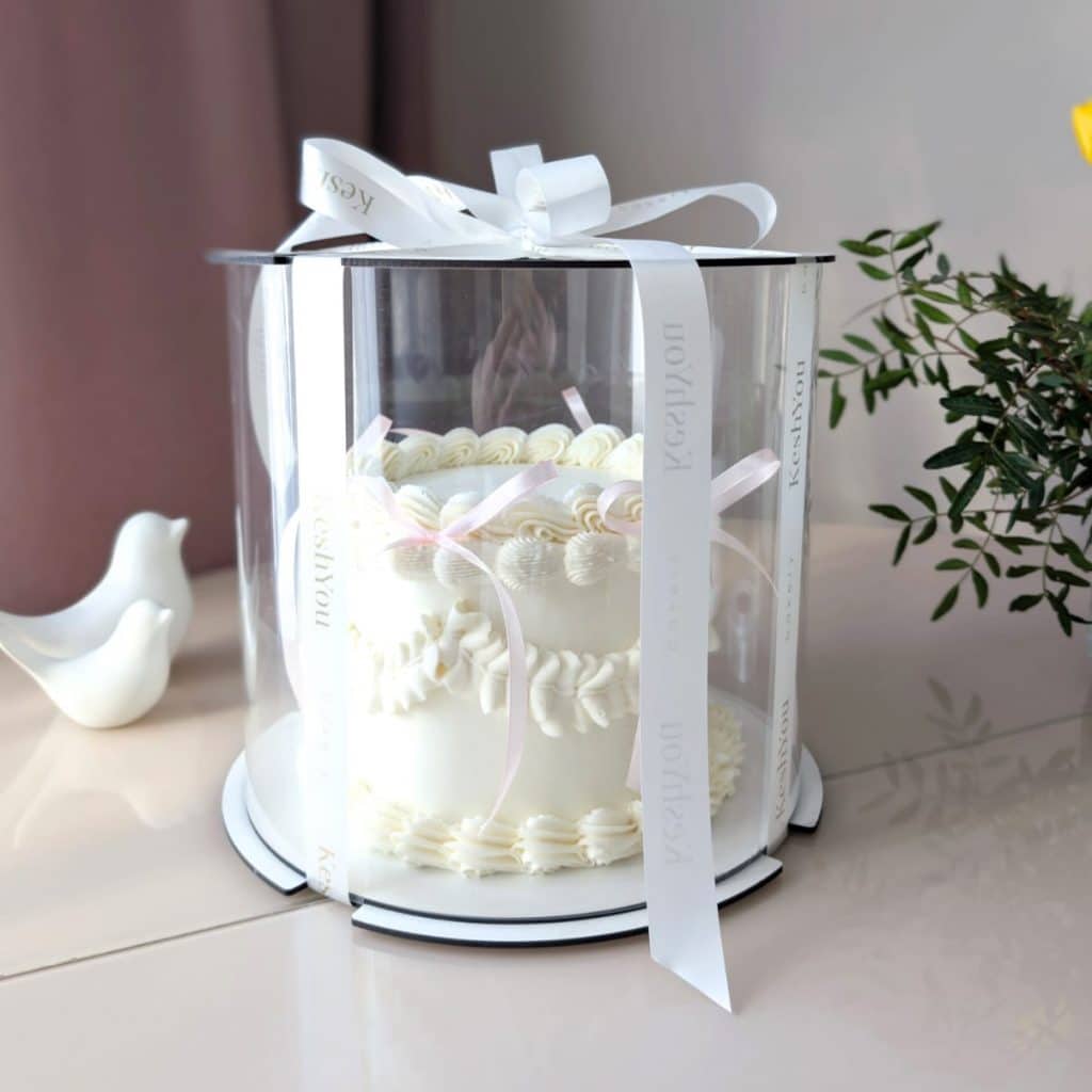 Коробка-тубус для торта из ЛХДФ  22*30 см