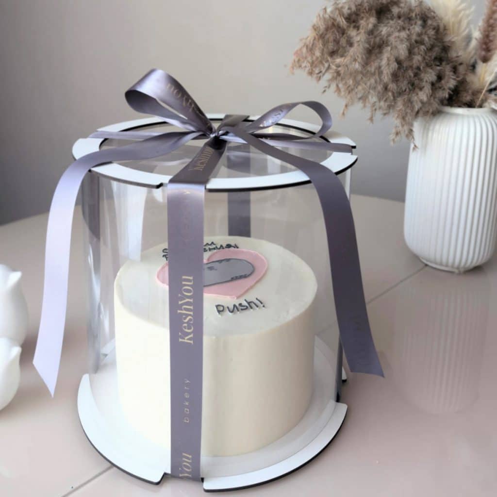 Коробка-тубус для торта из ЛХДФ  16*15 см