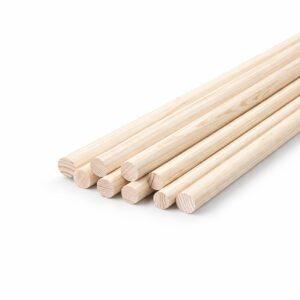 Деревянная ось для многоярусного торта 10 см d 10 мм