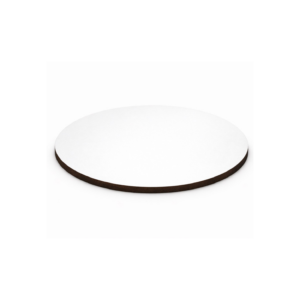 Подложка сатиновая для торта белая 240 мм, толщина 6 мм