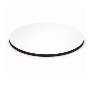 Подложка сатиновая для торта белая 340 мм, толщина 6 мм