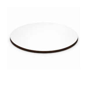 Подложка сатиновая для торта белая 340 мм, толщина 6 мм